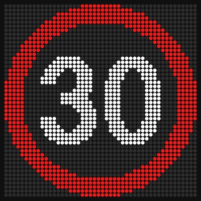 등교 시간 30 표시